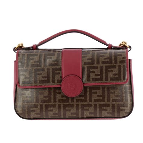 borsa fendi con tracollain tela|pochette donna fendi.